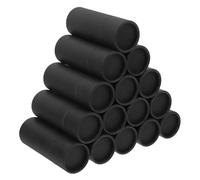 DECHOUS 15pcs Packaging Tubes Present Boxes Black Kraft Paper Lightweight Reusable round Cylindrical Elegant Design for Essential Travel Storage Small Present Tea Leaves 20ml
