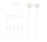 DECHOUS 15pcs PE Foam Flower Diffuser Replacement Sticks Fragrance Refill for Essential Oil Aroma Diffusers Faux Flower Arrangement for Living Bedroom Office Home Decor