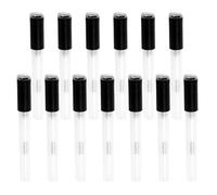 DECHOUS 15Pcs Refillable Paint Marker Pens Set with 10 Slanted Fine Tips and 5 Round Tips, Empty Blank Acrylic Paint Markers for Graffiti, Drawing, Rock, Wood, and Paper Art Supplies