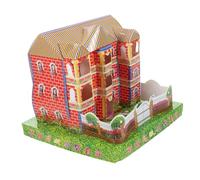 DECHOUS 1set Ancestor Villa Sacrifice Paper Villa for Worship Large Three-Story Paper for Ancestral Offerings and Blessings for Ghost Festival and Tomb-Sweeping Day
