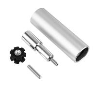 DECHOUS 1set Bike Star Nut Setter Tool High Strength Heat Hardened Fork Headset Installer with Long Handle for Easy Installation and No Slip Operation Lightweight Portable Bicycle Star Nut