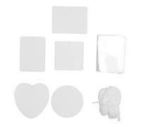 DECHOUS 1Set Chic Car Aroma Diffuser Refill Pads Complete Scented Pendant Making Kit with Felt Pads for DIY Aromatherapy Portable and Durable Air Freshener