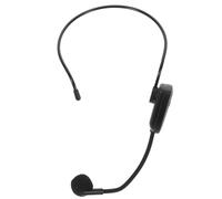 DECHOUS 1set Wireless Headset Microphone over Ear Hanging Condenser Mic for Singing and Stage Performance Stable Range Long Battery Life for Public Speaking and Voice Amplifier Use