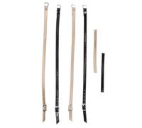 DECHOUS 2 Pairs Adjustable Shoe Straps for High Heels Women, Replaceable Artificial Leather Heel Bands with Metal Buckles, Practical Fixing Straps for Loose High-heeled Shoes Daily Use