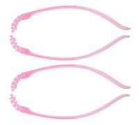 DECHOUS 2 Pairs Silicone Eyeglass Temple Tips Tube for Glasses Replacement Arms, No-Slip Soft Silicone Material, for Homework and Extended Wear the Day