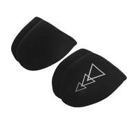 DECHOUS 2 Pairs Waterproof Cycling Shoe Covers Half Toe Overshoes with Neoprene Rainproof Fabric, Windproof Outdoor Bicycle Footwear Covers for Road and Mountain Biking