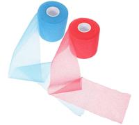 DECHOUS 2 Rolls Multi-Function Athletic Wraps Professional Sports Tape with Pu and Foam Material, Lightweight and Comfortable for Skin Touch, for Wrists and Knees, for Sports Bag