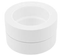 DECHOUS 2 Rolls Self-adhesive PVC Warning Tape Floor Marking for Stadiums Workshops Subway Boundaries Athletics and Social Distancing Barrier