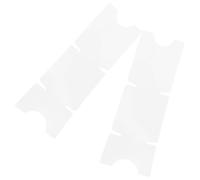 DECHOUS 2 Sheets Tpu Bike Crank Arm Protectors Impact-resistant Transparent Crank Covers for Road and Mountain Bikes Self-adhesive Film Shields Crankset From Scratches and Damage