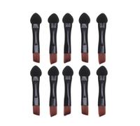 DECHOUS 20pcs Double Sided Eye Shadow Sponge Applicator Brush Set, Black Plastic and Artificial Fibre Material, Comfortable to Touch and Scratch-free, for Eye Shadow Blending and Makeup