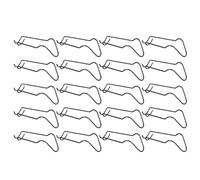 DECHOUS 20pcs Greenhouse Support Buckle Greenhouse Building Assembly Buckles for Plant and Use Metal Strong Fixing and Connection Accessory with Workmanship Black