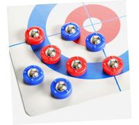 DECHOUS 20pcs Mini Shuffleboard Rollers Set for Tabletop Games Easy Replacement Curling Beads Blue and Red Rolling Balls for Indoor Entertainment Versatile Board Game Accessories