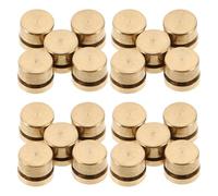 DECHOUS 20pcs Nail Art High-speed Rotating Bearing Shaft, 3.5x3.7x2.8mm Alloy Metal Nail Spinner for Manicure Decor and Jewelry Craft Tools