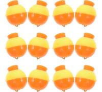 DECHOUS 20pcs round Fishing Bobbers Small Orange Floats Made of Sturdy Pp Material with High Sensitivity and Buoyancy, for Fishing and Decorations, Easy to Find on Water
