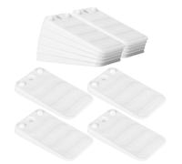 DECHOUS 20pcs White Abs Furniture Leveling Pads with Stackable Design and Effortless Installation for Tables and Chair Feet, Adjustable Shims for Anti-wobble Support in Home Improvement