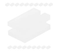 DECHOUS 20pcs White Plastic Radiator Hooks Protector Cover for Panel Radiator Easy Hook Installation for Home and Office Use