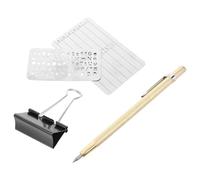 DECHOUS 24-word Seed Phrase Steel Plate Backup, Fireproof and Waterproof Stainless Steel Cold Storage Wallet Accessory for Secure Offline Management at Office or Home, Silver