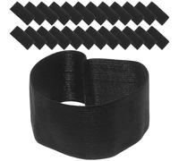DECHOUS 25pcs Black Elastic Mourning Armbands for Funeral Memorials, Adjustable Football Captain Bands for Respect and Condolences