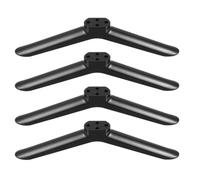 DECHOUS 2pairs Tv Stand Legs Television Stand Replacement Support Brackets Black Plastic with Screws for Living Room Home Entertainment