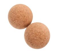 DECHOUS 2Pcs 61Mm Wooden Cork Ball Bottle Stoppers for Wine Decanter and Whiskey Carafe, Small Sphere Jar Cork Sealer Plug for Beverage Bottles, Glass Jar Replacement