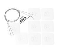 DECHOUS 2pcs Adjustable 42-Inch Metal TV Anti-Tip Safety Straps with Adhesive Wall Anchors, Proofing Furniture Stabilizer Kit for Home Use