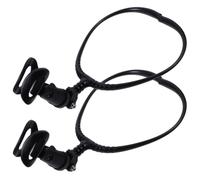 DECHOUS 2pcs Adjustable Neck Microphone Holders for Magicians and Performers, Stable and Secure Plastic and Metal Mic Clips for Live Broadcasts and Outdoor Shows, Ergonomic Hands-free