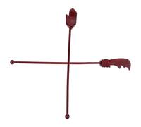 DECHOUS 2pcs Carved Sticks for Buddhist Rituals Traditional Altars Tool Supplies Spiritual Practices Temples and Homes for Peaceful Environment