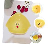 DECHOUS 2pcs Ceramic Bowl Pet Feeding Dishes for Rutin Chicken Food Dishes Chicken Design in Breeding Basin