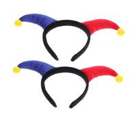 DECHOUS 2pcs Clown Elements Hairband Cute Cosplay Headband for Halloween Christmas Party Festival Hair Ornament for Women
