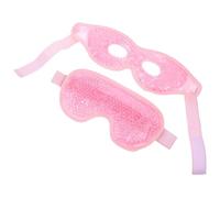 DECHOUS 2pcs Cooling Ice Eye Pads for Summer Use Comfortable PVC Gel Eye Cold Patches to Reduce Swelling and Dark Circles