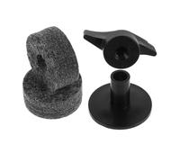 DECHOUS 2Pcs Drum Stand Accessories Felt Pads with Plastic Sleeves Compatible with Crash, Ride, and Splash Cymbals for Drum Kit Repair Random Color