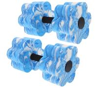 DECHOUS 2pcs Eva Water Resistance Dumbbells for Pool Workout, Lightweight and Slip-resistant Water Barbells for Aquatic Fitness, for Yoga and Fitness Exercises