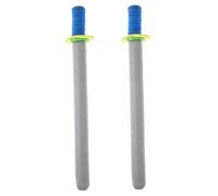 DECHOUS 2Pcs Foam Sword Lightweight Safe Cosplay Prop for Kindergarten Performance and Pirate Theme Parties Realistic Design Play Fighting Training Equipment