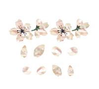 DECHOUS 2pcs Guitar Panel Stickers Cherry Blossom Floral Decals for Guitar and Ukulele Decorative Instrument Modification Stickers for Musical Instrument Customisation