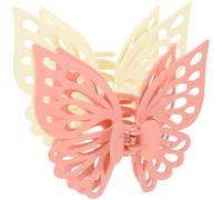 DECHOUS 2pcs Hair Claw Clips Unique Hair Accessories Butterflies Design Sturdy Not Easy to Break for Women for Doing Exercise