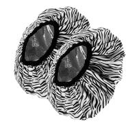 DECHOUS 2Pcs Hair Conditioning Caps Elastic Tin Foil Hats for Deep Hair Treatment Shower Use Heat Protection with Vibrant Color Options