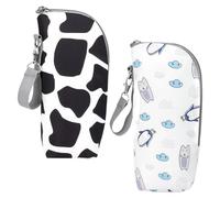 DECHOUS 2pcs Insulated Bottle Bags Food Storage Lightweight Oxford Cloth Cooler Tote Keeps Bottles Warm Or Cold Stylish Practical Design for Outdoor Outings