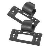 DECHOUS 2pcs Lightweight Plastic Bike Pump Clip Holder for Air Pump Easy to Install Suitable for Use the Road Black Colour