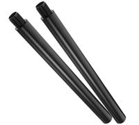 DECHOUS 2pcs Metal Extension Poles with Reverse Tooth Design, 14mm Diameter, Sturdy Metal Material for Speaker Mount Stand, 23.5cm Height, Suitable for Live Sound and Stage Use