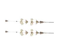 DECHOUS 2Pcs Metal Wind Chimes for Good Luck and Wishes, Outdoor Fortune Bell Wind Chimes with Gourd Design, Garden Patio Hanging Decoration for Home and Yard