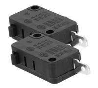 DECHOUS 2pcs Micro Switch Door Interlock Normally Open Microwave Oven Repairing Accessory for Microwave Door Part Replacement