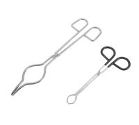 DECHOUS 2pcs Moxa Stick Holder Precision Clamping Design and Heat Resistant Protection, Carbon Steel Handheld Anti-scalding Clip for Moxibustion Therapy and Moxa Roll Application