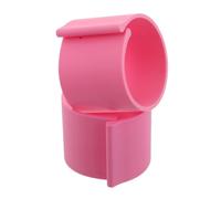 DECHOUS 2Pcs Pink Small Canvas Scroll Holder Clamp for Gem Art Storage, Artwork Roll Frame Fixer Tool for Crafting and Crossstitch Supplies