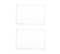 DECHOUS 2pcs Poker Cards Container Rectangular Plastic Box Unique Design Poker Box Storage Protect Cards Chic Simple and Bright Style