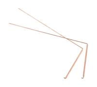 DECHOUS 2pcs Portable Copper Dowsing Rod for Water Witching and Treasure Finding, Lightweight 30cm Precision Divining Tool for Solving and Underground Search