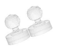 DECHOUS 2pcs Pressing Seal Mold Eyeshadow Stamp Acrylic Accurate Control Convenient Efficient Makeup Artist Use Tool
