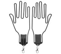 DECHOUS 2pcs Quick-dry Golf Glove Holder with Buckle Portable Glove Support Frame with Convenient Hook for Easy Hanging and Fast Drying for Golf Accessories Men