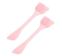 DECHOUS 2pcs Silicone Nose Cleaning Brush Set Handle, Tools That Will Not Damage Skin, Portable Manual Nose Brush for Blackhead Removal and Facial Massage, for Home Use
