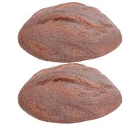 DECHOUS 2pcs Simulated Bread Decoration Realistic Fake French Bread Loaf for Bakery Display Simulation Loaf Model Pretend Food for Play Bakery