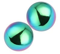 DECHOUS 2pcs Stainless Steel Decorative Ball 4.72 Inch Mirror Finish Globe